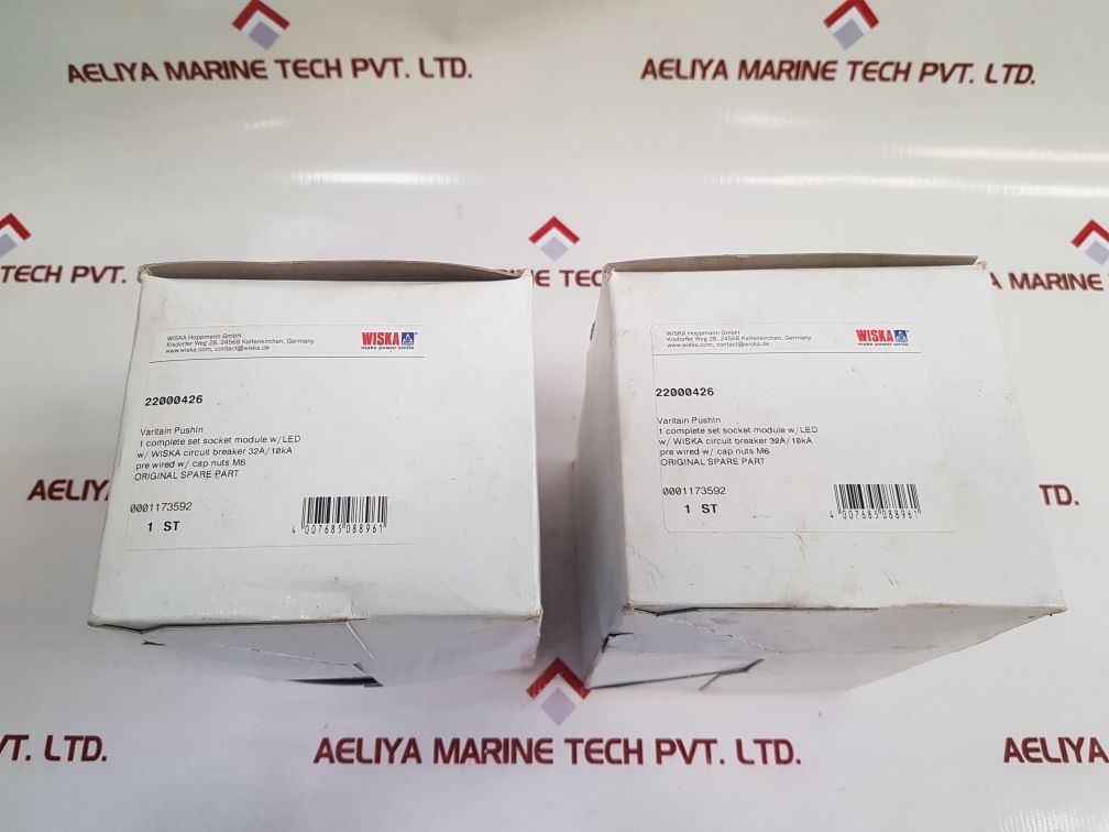 Wiska 22000426 1 Varitain Push In Spare Part Complete Set Socket Module