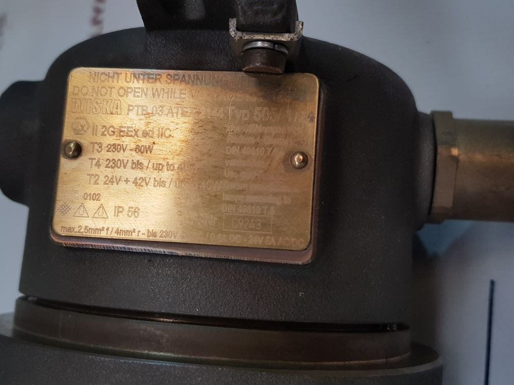 Wiska 505/1/24 Lamp Explosion-proof Ship Deck