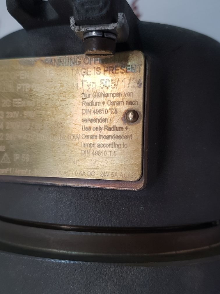 Wiska 505/1/24 Lamp Explosion-proof Ship Deck