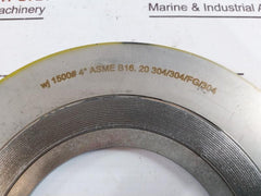 Wj 1500#4" Asme B16.20 Metallic Gaskets For Pipe Flanges 304/304/Fg/304