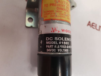 Woodward 1502-24C6U1B1S1 Fuel Shut Off Solenoid