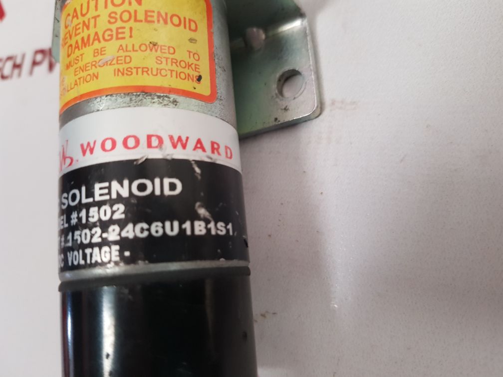Woodward 1502-24C6U1B1S1 Fuel Shut Off Solenoid