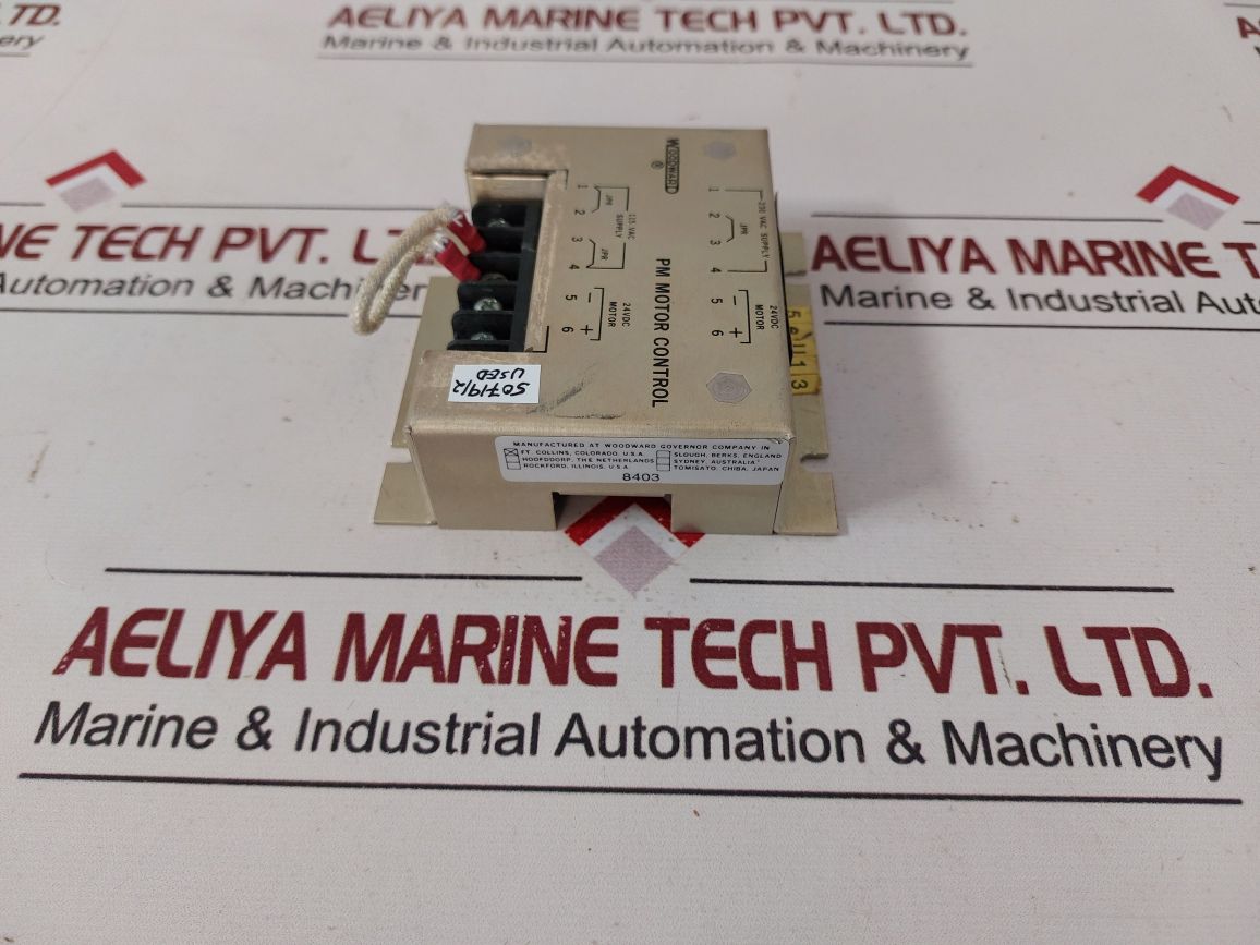 Woodward 8272-171 A Pm Motor Control
