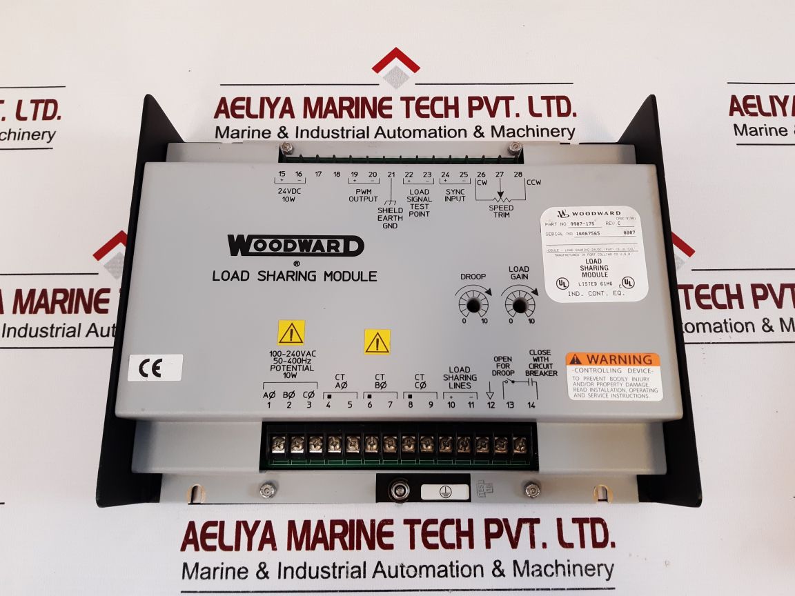 Woodward 9907-175 Load Sharing Module Rev.C
