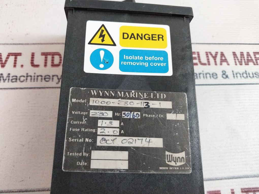 Wynn 1000-230-113-1 Wiper Controller Series 1000