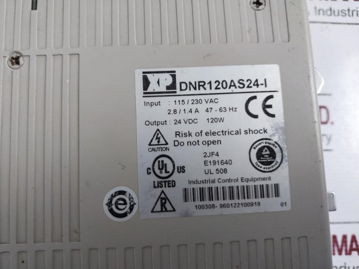 Xp Power Dnr120As24-i Ac/Dc Din Rail Power Supply Module 24Vdc 120W 115/230Vac