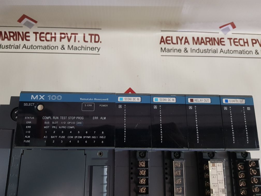 Yamatake honeywell mx 100,mx100gt14,mx100pt21,mx100pt12 module rack