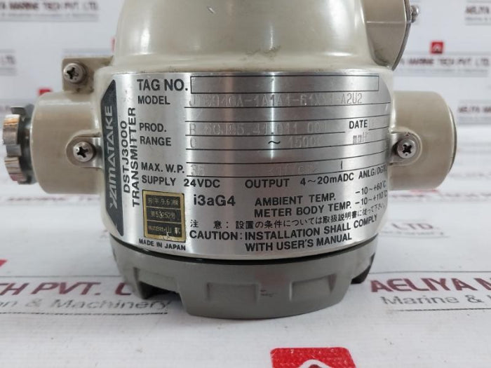 Yamatake Jtg940A-1A1A1-61Xx1-a2U2 Dst J3000 Pressure Transmitter 35 Kgf/Cm2