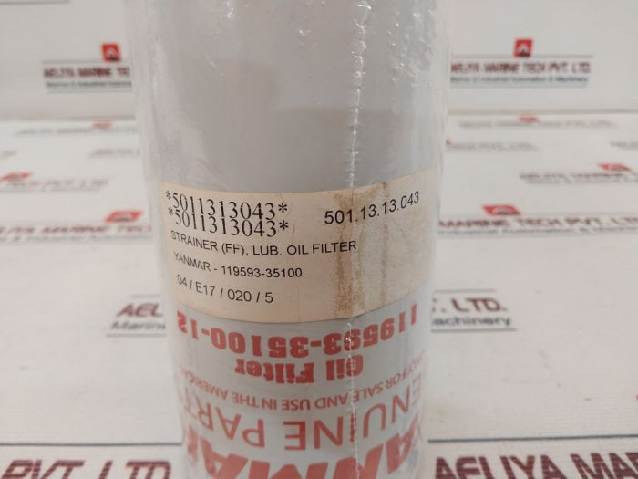 Yanmar 119593-35100-12 Oil Filter