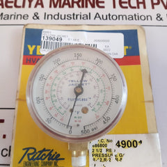 Yellowjacket 49001 Pressure Gauge