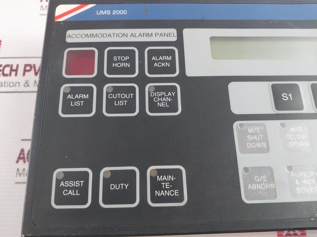 Lyngso Marine Ums 2000 Accommodation Alarm Panel 970403110
