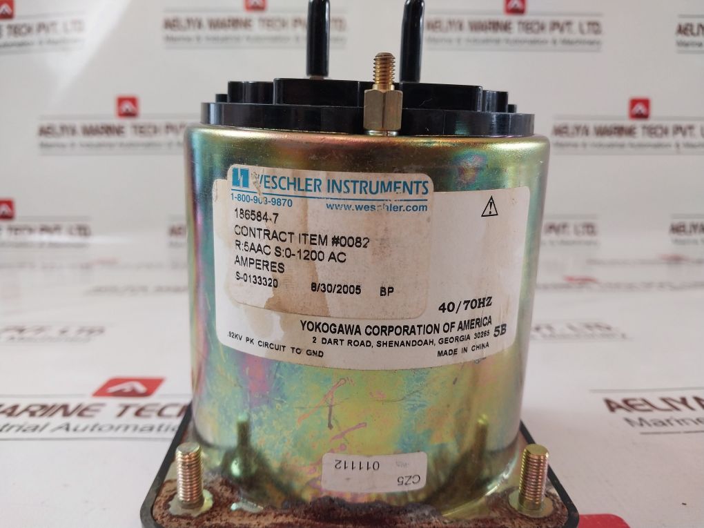 Yokogawa Ammeter 0-1200Ac 40/70Hz