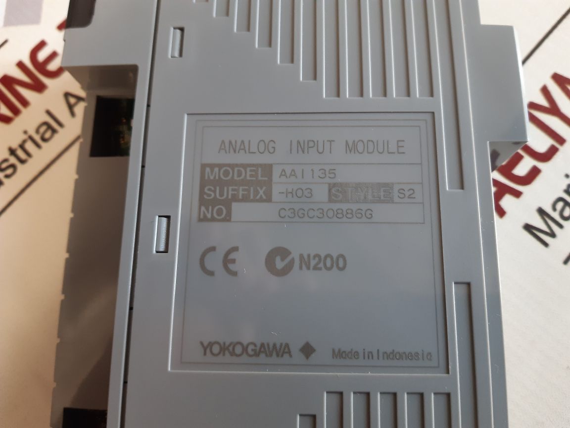 Yokogawa Aa1135 Analog Input Module Suffix H03 Style S2 C3Gc30886G