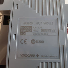 Yokogawa Aa1135 Analog Input Module Suffix H03 Style S2 C3Gc30886G