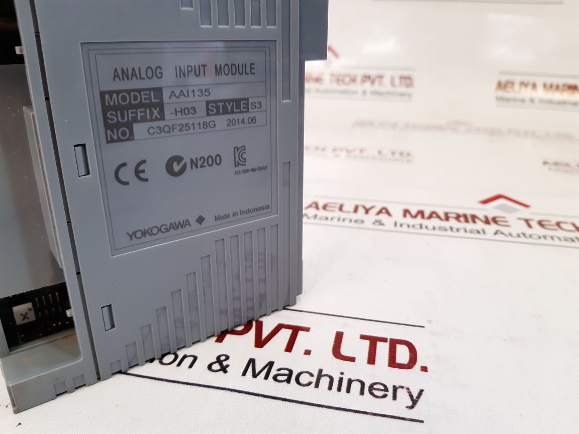 Yokogawa Aai135-h03 S3 Analog Input Module Aai135