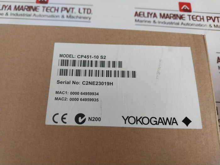 Yokogawa CP451-10 S2 Processor Module 00006485A0F0, -10, Style.S2