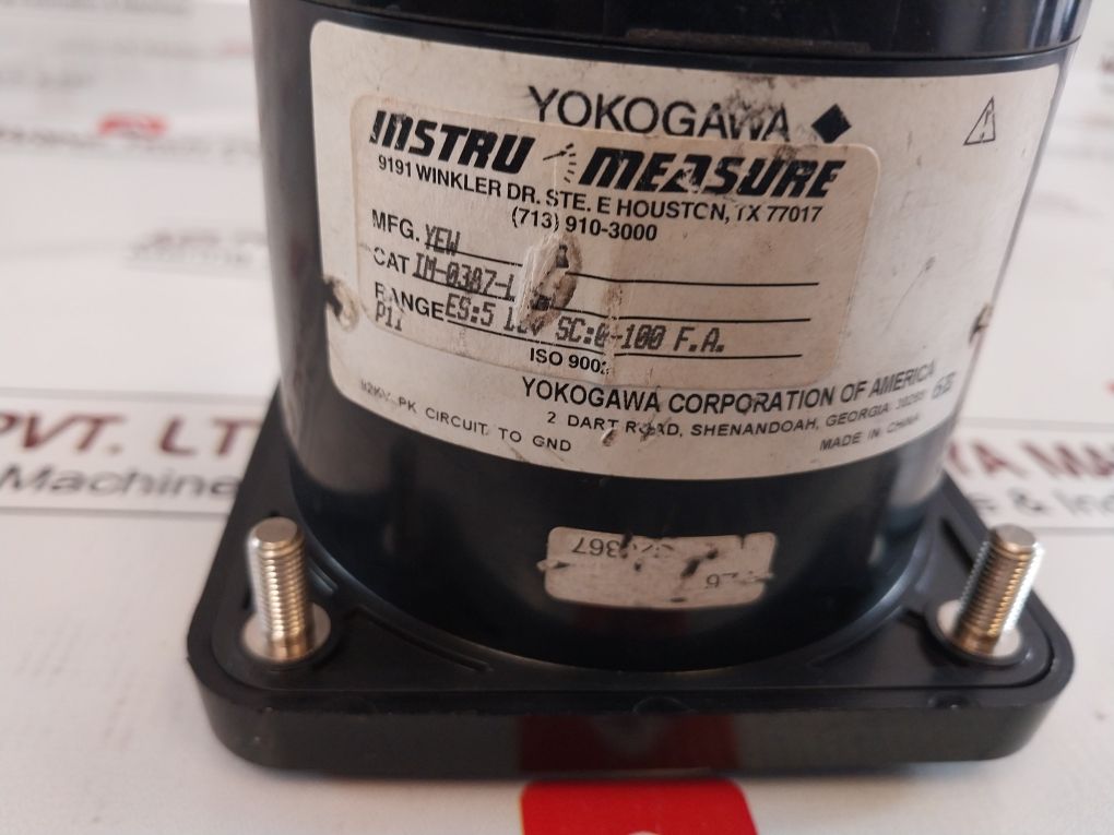 Yokogawa 0-100 Field Amps Im-0307-lers