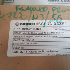 Yokogawa Sdv144-s13 Digital Input Module 24Vdc 300Ma 16-channel