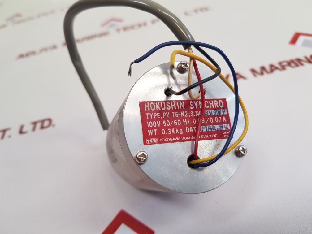 Yokogawa Py 76-n2 Hokushin Synchro 0.09/0.07A