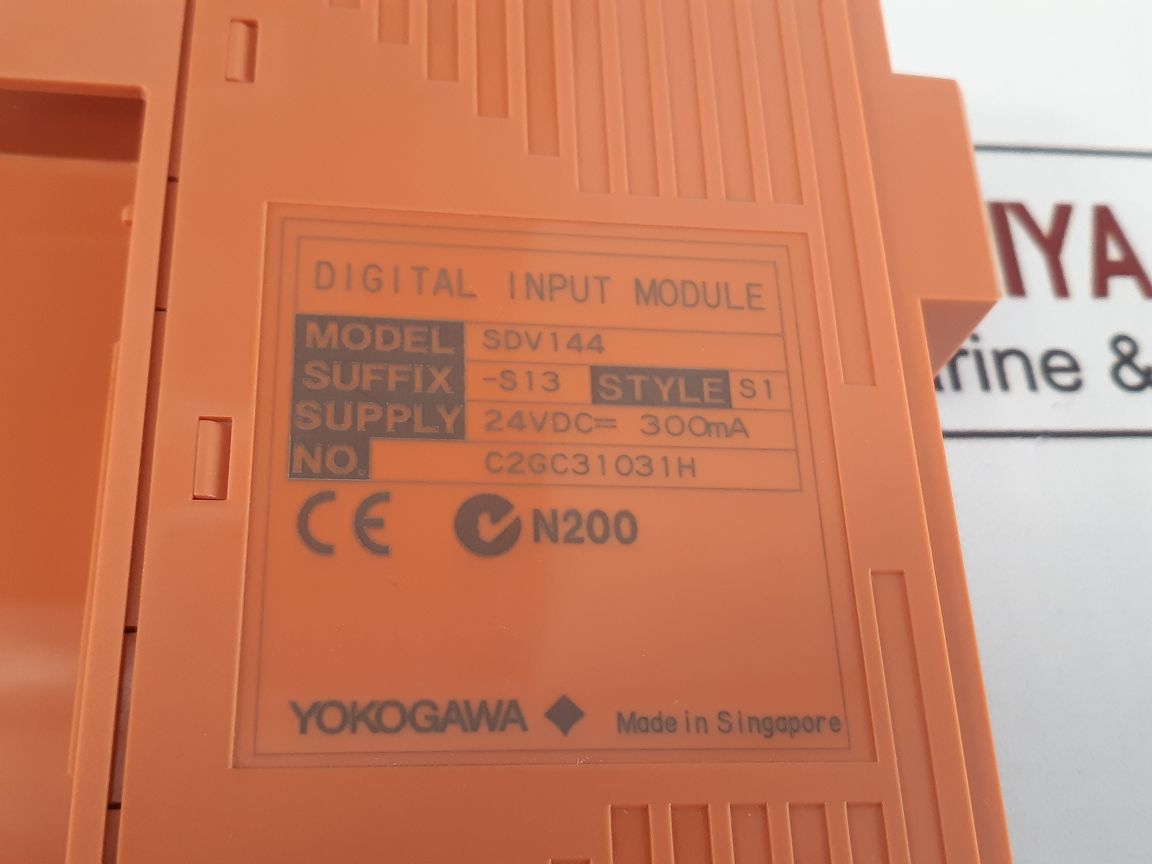 Yokogawa Sdv144-s13 S1 Digital Input Module 16Cm Mod Sdv144