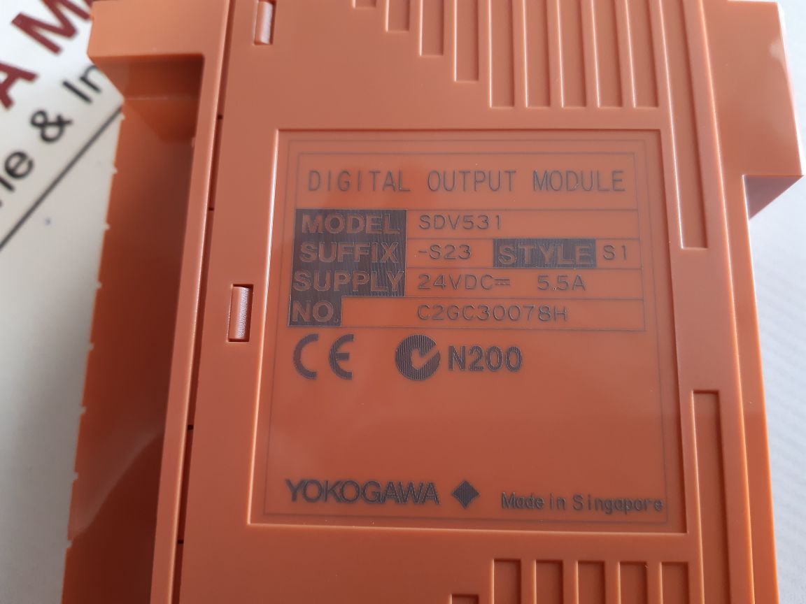 Yokogawa Sdv531-s23 Functional Safety Digital Output Module