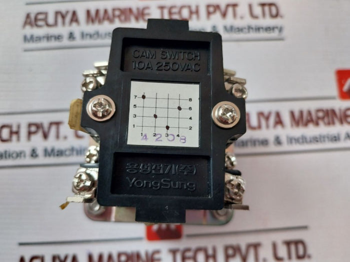 Yongsung 3-3-1777 Rotary Cam Switch Ac220V 10A