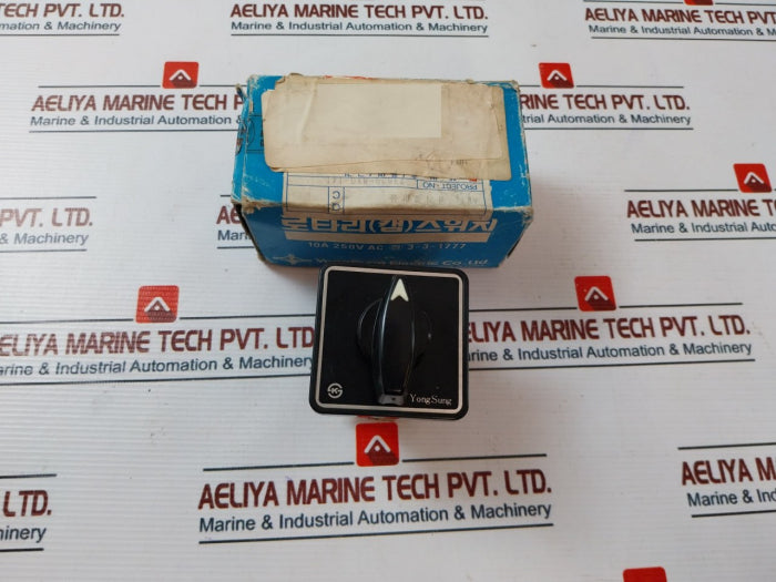 Yongsung 3-3-1777 Rotary (Cam) Switch 220V Ac 10A