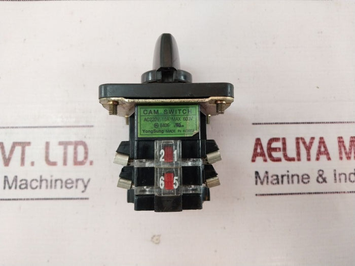 Yongseong Electric 8406 Cam Switch 10A 250Vac