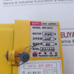 Yongsung Bri-001D Over Load Limiter 440V