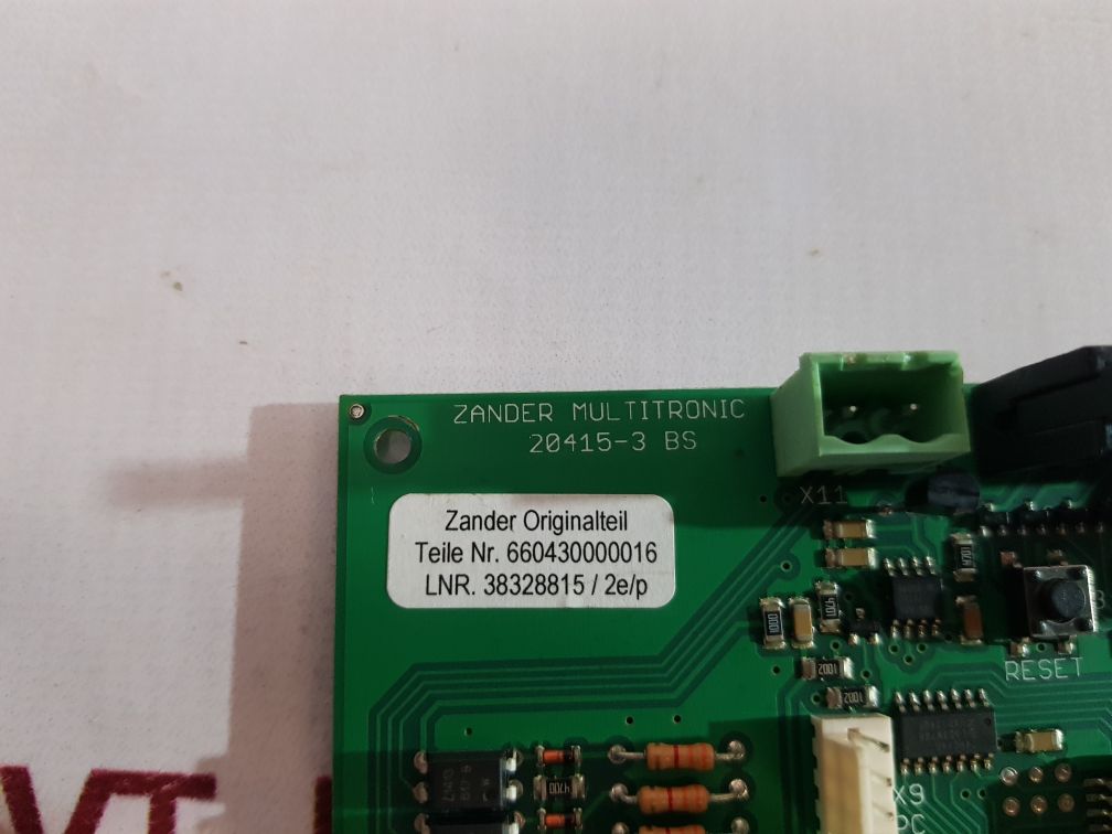 Zander Multitronic 20415-3 Bs Pcb Card 20415-3 Ls