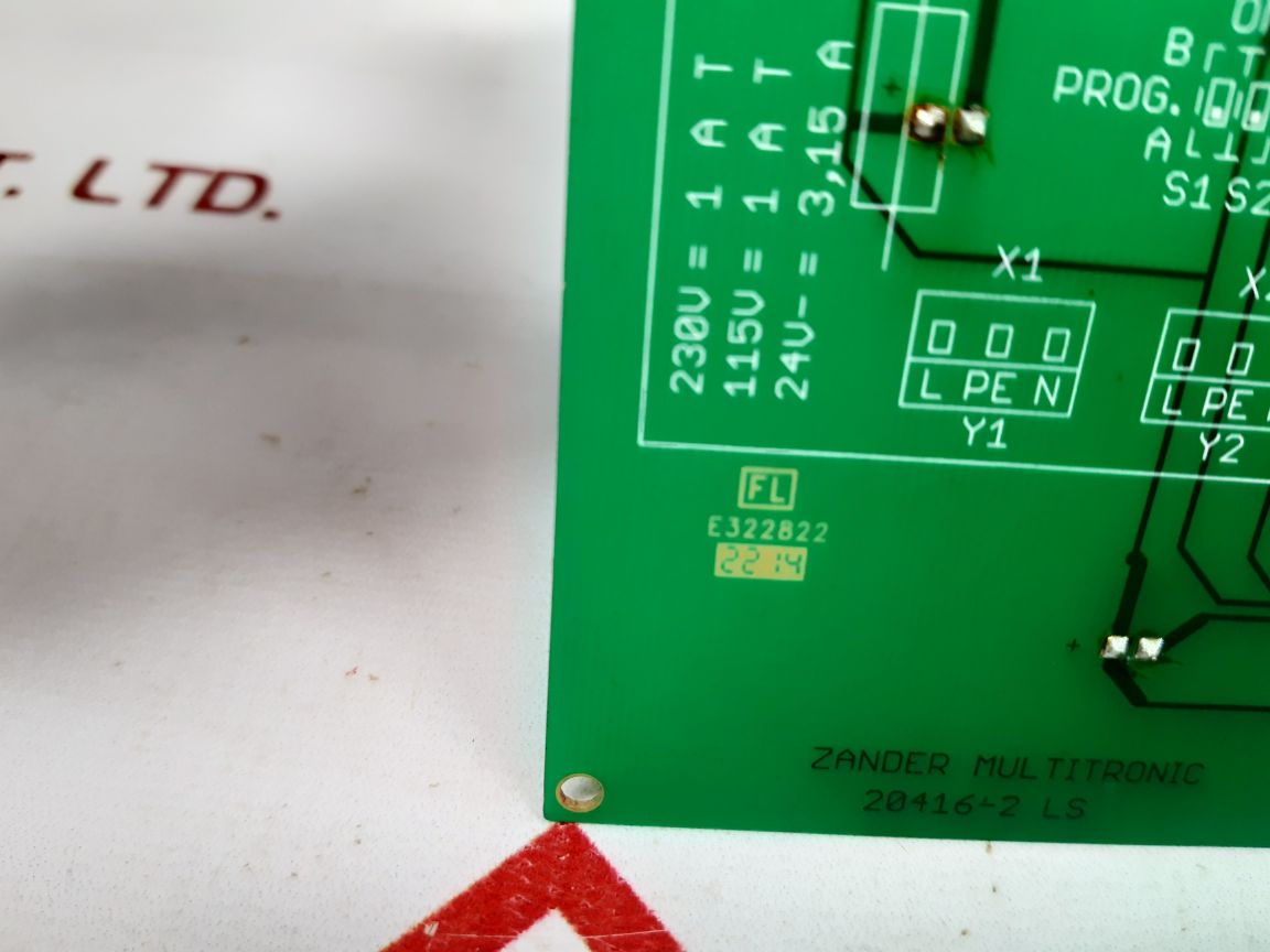 Zander Multitronic 660430000009 Pcb Card