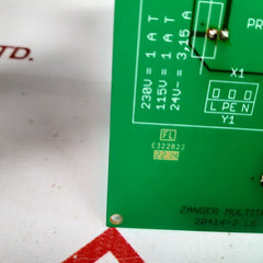 Zander Multitronic 660430000009 Pcb Card
