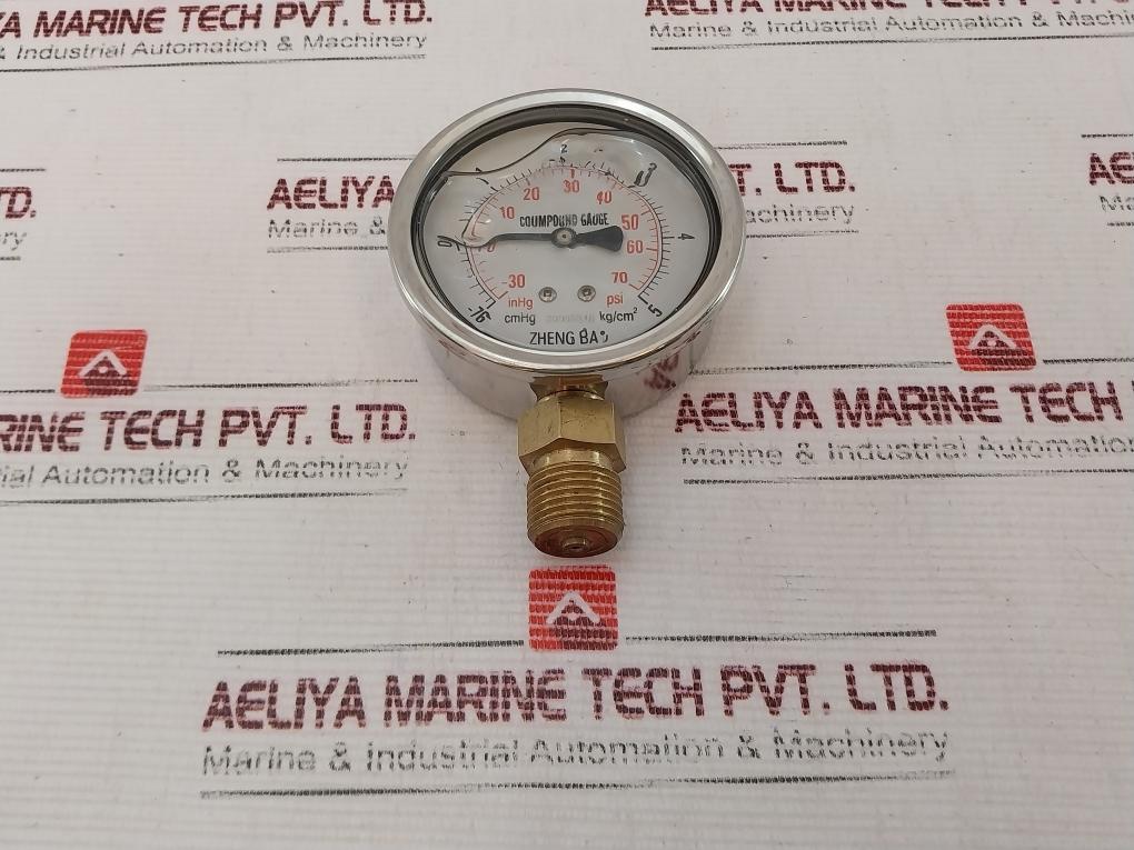 Zheng Bao Cmhg -76,0-5 Kg/Cm² Pressure Gauge