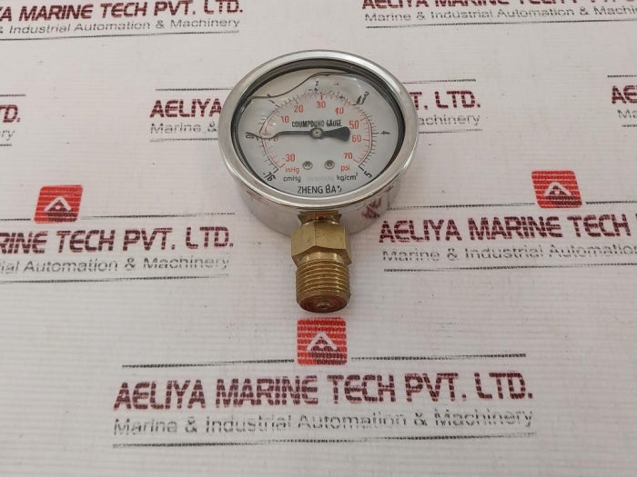 ZHENG BAO CMHG -76,0-5 KG/CM² pressure gauge