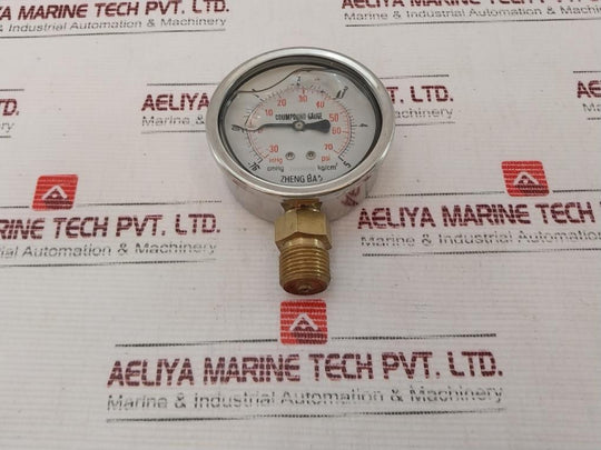 ZHENG BAO CMHG -76,0-5 KG/CM² pressure gauge