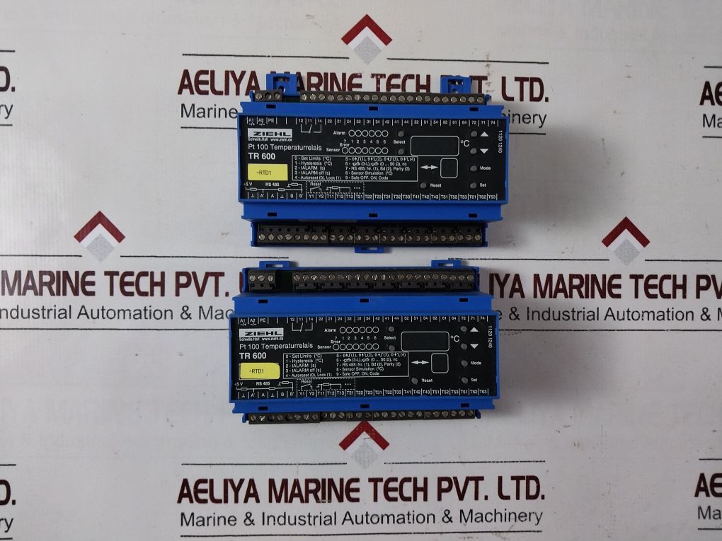 Ziehl Tr 600 Temperature Relay Ac/Dc 24-60V 50/60Hz 8Va