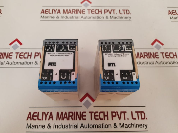 Mtl Mtl2211 2-channel Is-input Switch Operated Relay 2005400002