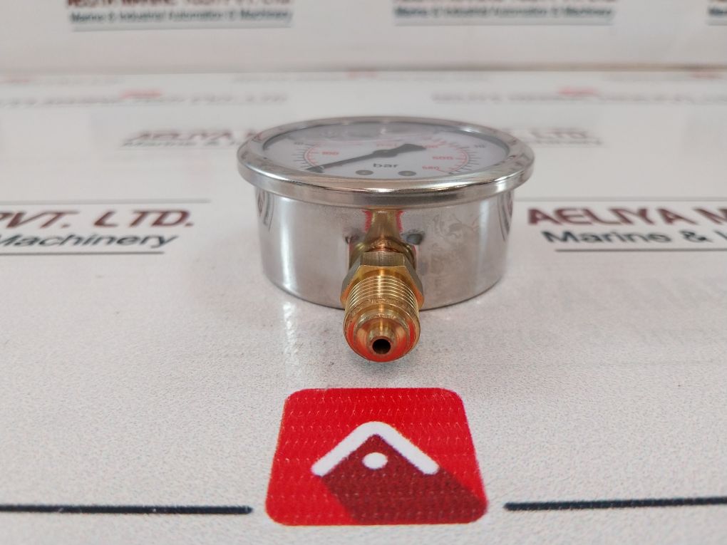 0-40 Bar 0-580 Psi Manometer- Liquid-filled- R1/4”