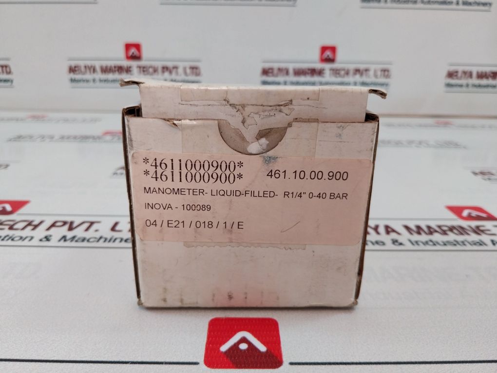 0-40 Bar 0-580 Psi Manometer- Liquid-filled- R1/4”