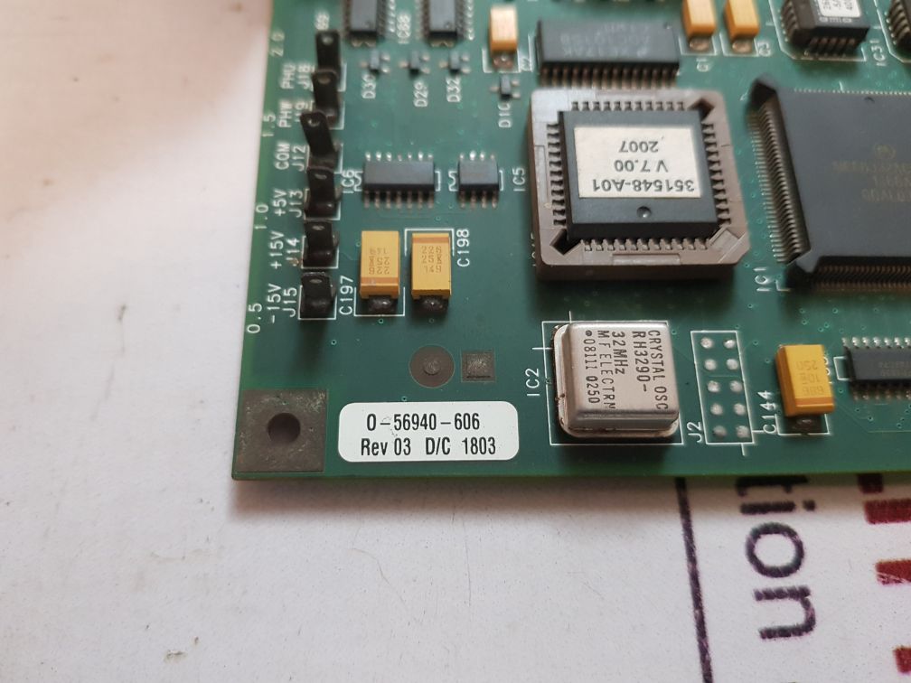 0-56940-606 Rev 03 With 179153\01 Pcb Card Set
