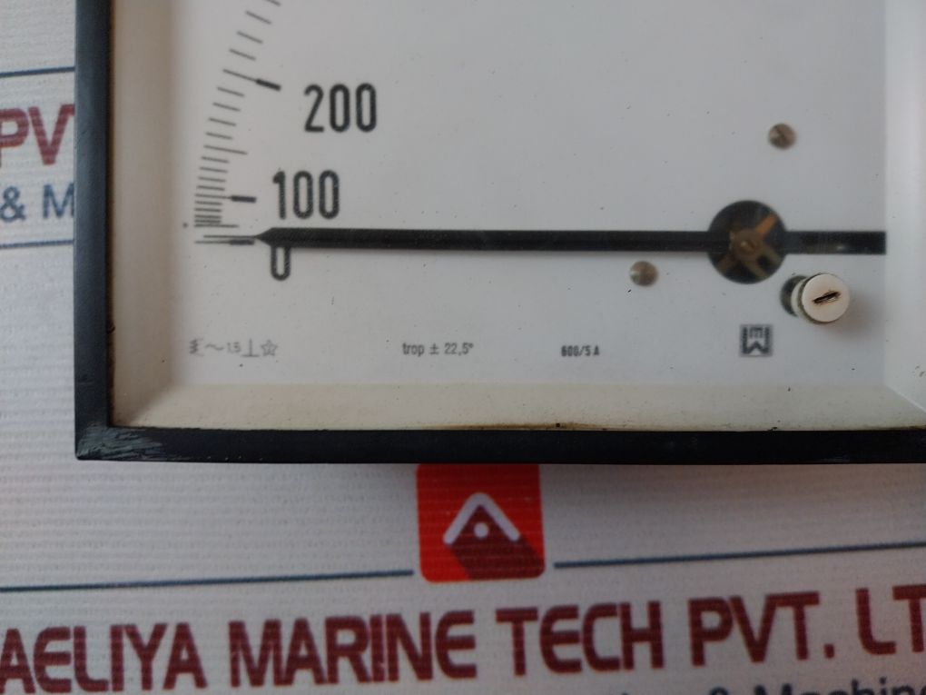 0-600A Trop ± 22,5° Analog Display