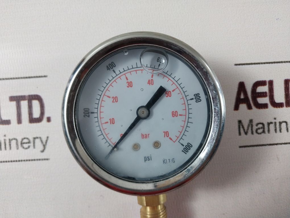 Kl. 1.6 Pressure Gauge 0-70 Bar 0-1000