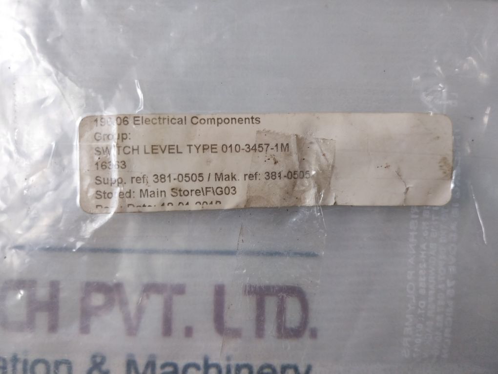 010-3457-1M Stainless Steel Float Switch