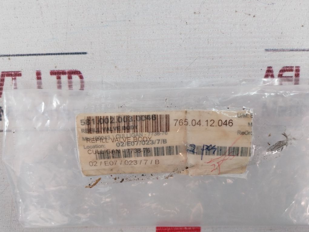 01000602 Flow Control Valve 2.0 Gpm 01003058