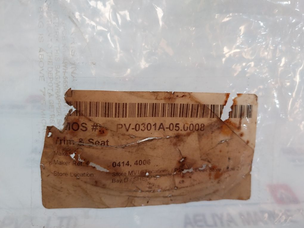 0110-2800 Trim & Seat 0414, 4006 Spare Part Set