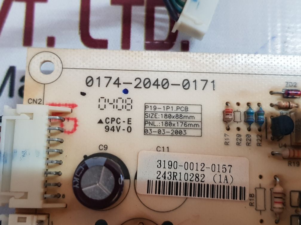 0174-2040-0171 P19-1P1 Pcb
