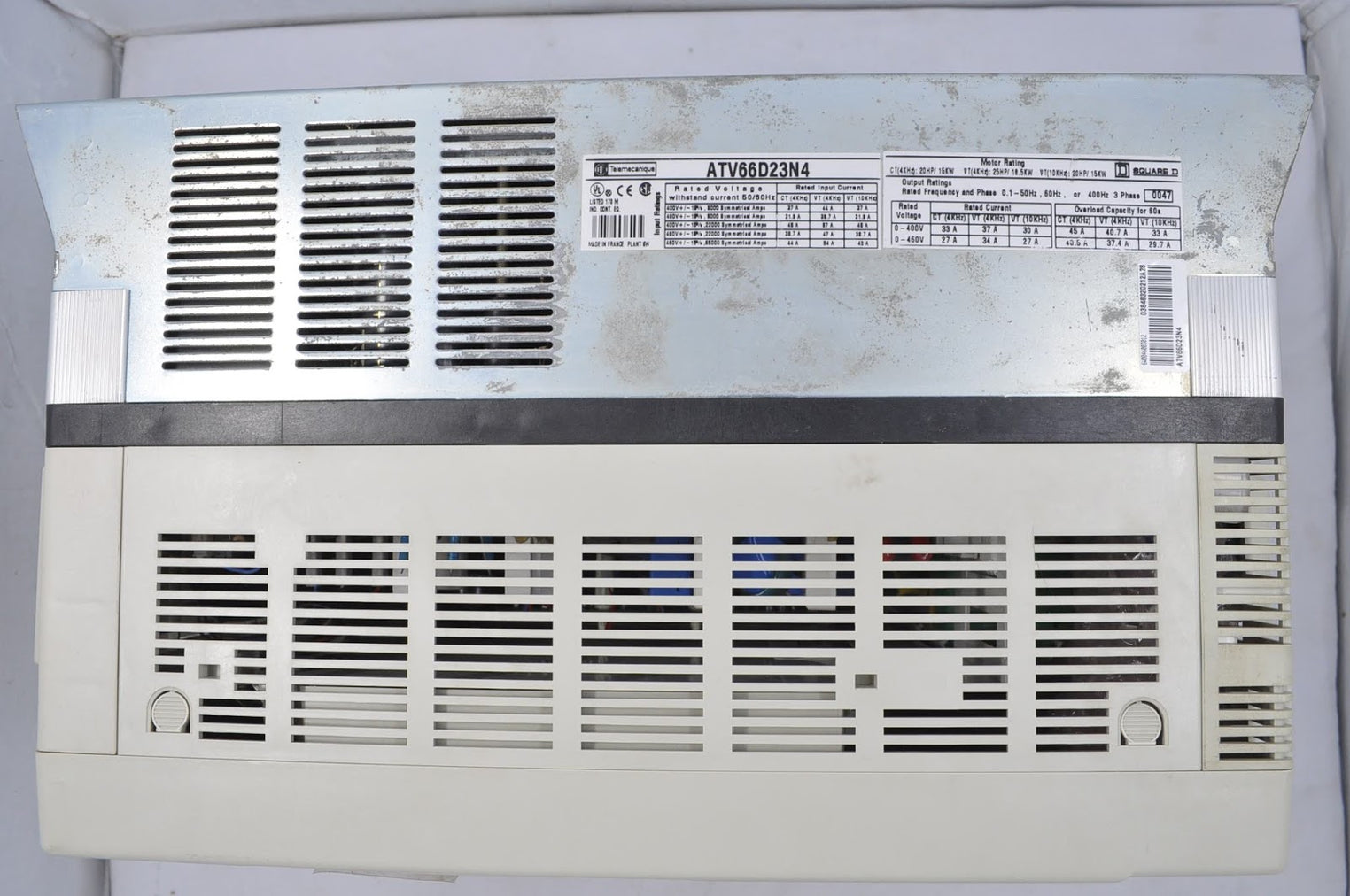 Square-d telemecanique altivar66 atv66d23n4 motor drive