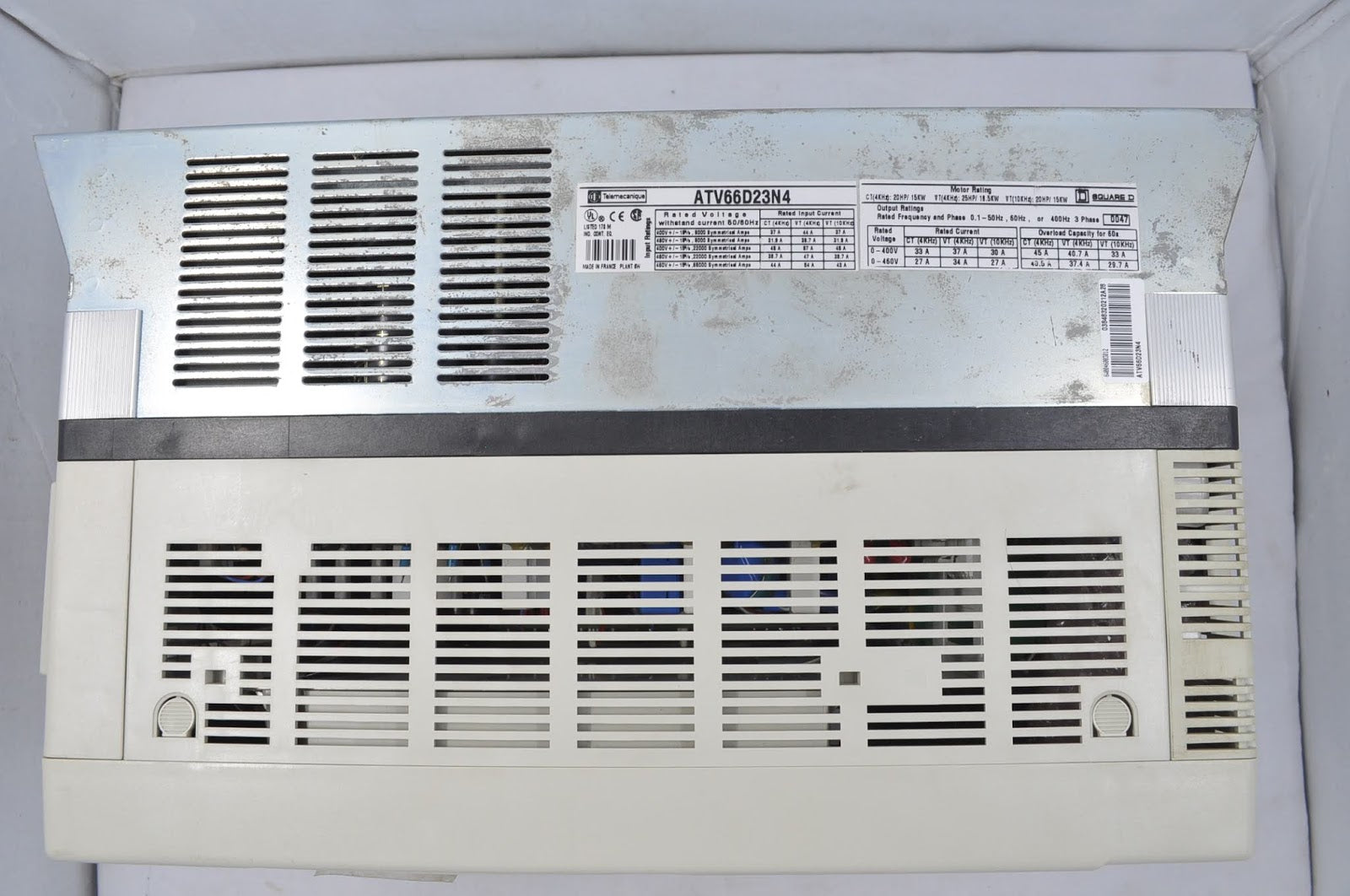 Square-d telemecanique altivar66 atv66d23n4 motor drive