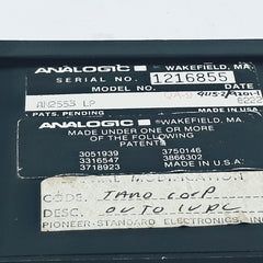 Analogic an2553 lp digital panel meter