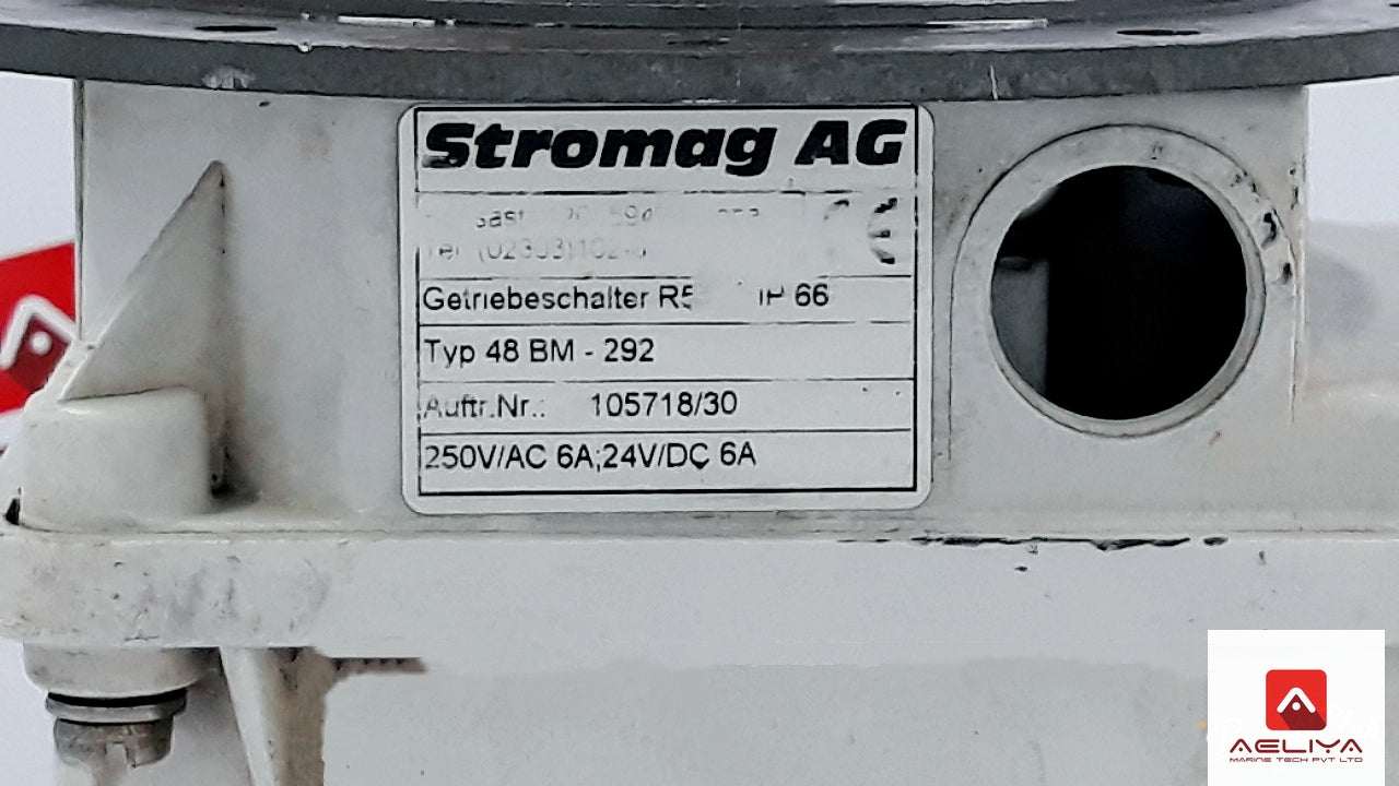 Stromag 48 Bm-292 Limit Switch 250V/Ac 6A 24V/Dc 6A